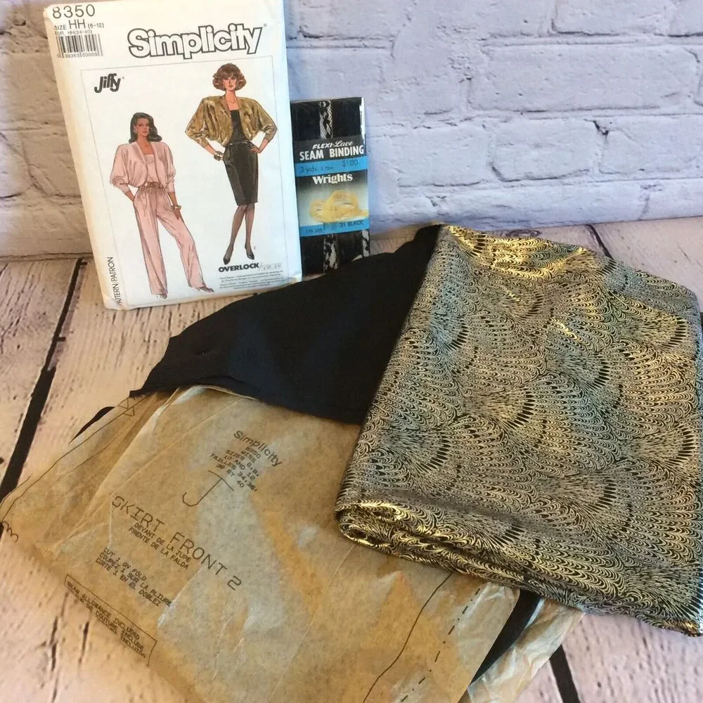 Simplicity Pattern #8350 Incomplete Sewing Project Women’s Dress Size 12 Short